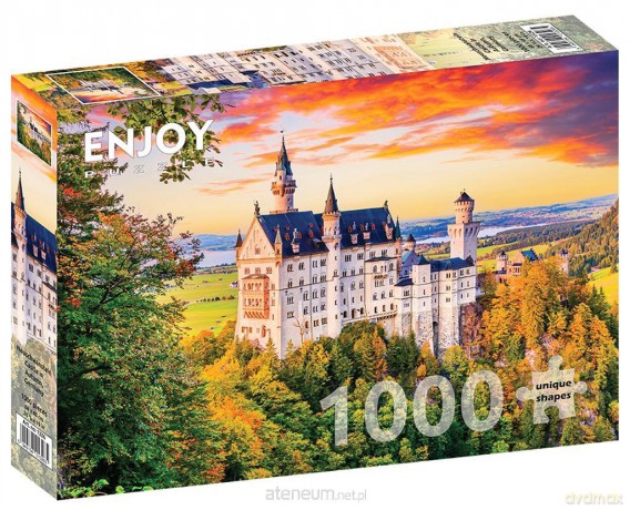 ENJOY 1000 el. Jesień w zamku Neuschwanstein/Niemcy [PUZZLE]