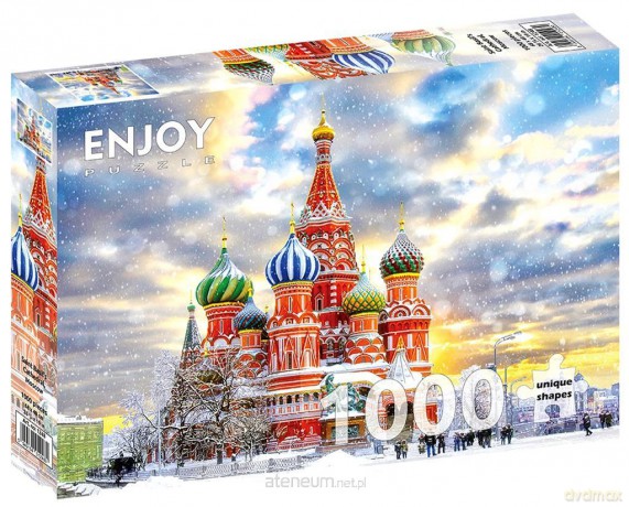 ENJOY 1000 el. Katedra Św. Bazylego/Moskwa/Rosja [PUZZLE]