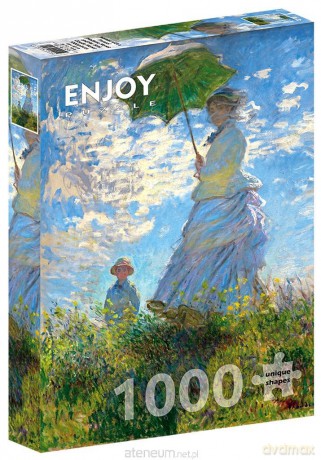 ENJOY 1000 el. Kobieta z parasolem, Claude Monet [PUZZLE]