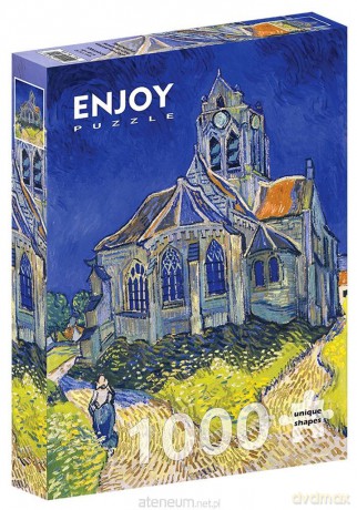 ENJOY 1000 el. Kościół w Auvers, Vincent van Gogh [PUZZLE]