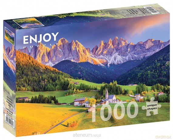 ENJOY 1000 el. Kościół w Dolomitach/Włochy [PUZZLE]