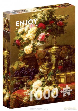 ENJOY 1000 el. Kwiaty i owoce, Jean-Baptiste Robie [PUZZLE]