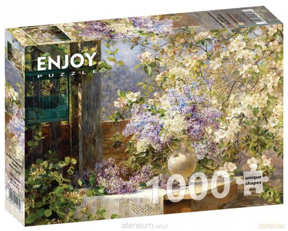 ENJOY 1000 el. Kwiaty w altance, Marie Egner [PUZZLE]