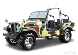 BBURAGO Jeep CJ7 Army (1980) Kit 18-25031 [MODELARSTWO]