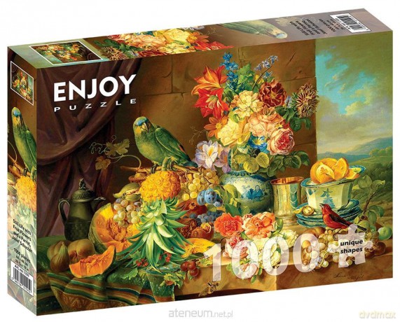 ENJOY 1000 el. Martwa natura z owocami, kwiatami... [PUZZLE]