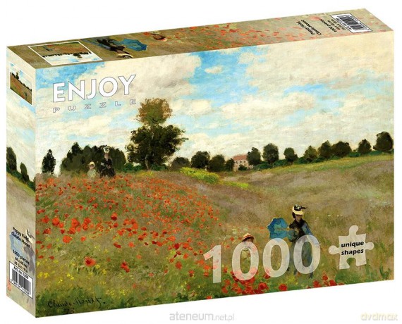 ENJOY 1000 el. Pole maków, Claude Monet [PUZZLE]