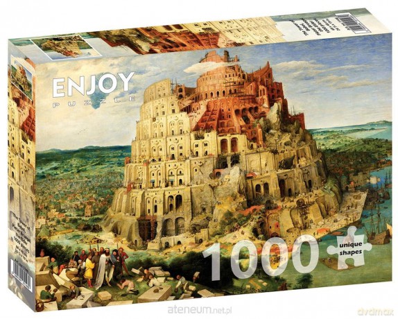 ENJOY 1000 el. Wieża Babel, Pieter Bruegel [PUZZLE]