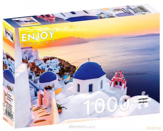 ENJOY 1000 el. Wschód słońca w Santorini/Grecja [PUZZLE]
