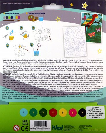 Malowanie po numerach Craft Planet - Papuga