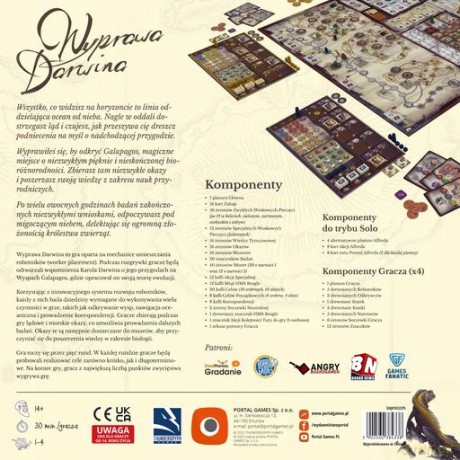 Wyprawa Darwina: Ziemia Ognista [GRA PLANSZOWA]