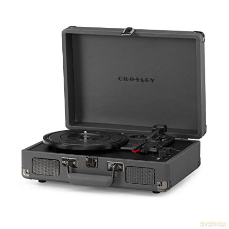 Crosley: Cruiser Plus Deluxe Portable Turntable (Slate)- Now With Bluetooth Out