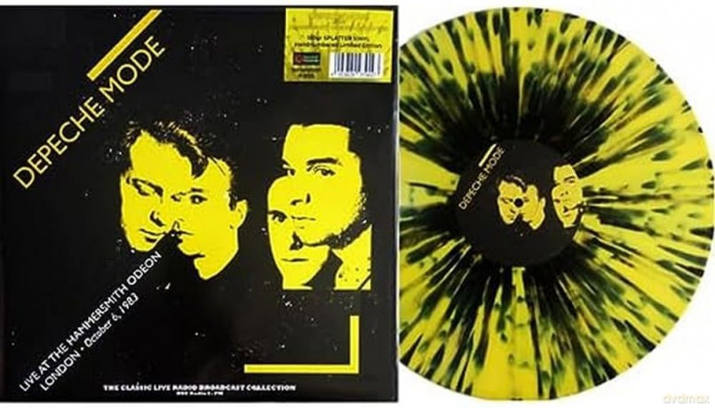 Depeche Mode: Live At Hammersmith Odeon. London 1983 (Yellow/Black Splatter) [Winyl]