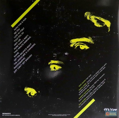 Depeche Mode: Live At Hammersmith Odeon. London 1983 (Yellow/Black Splatter) [Winyl]
