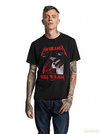 Metallica: Metallica - Kill Them All Amplified Vintage Black Large T-Shirt
