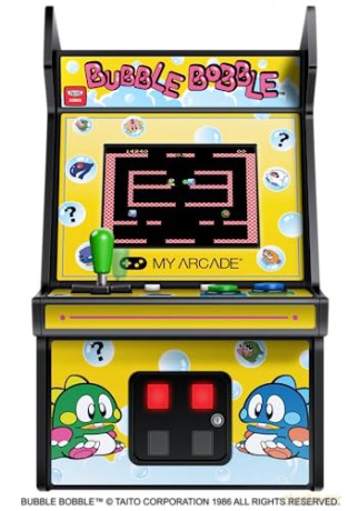 My Arcade: MICRO PLAYER 6.75 BUBBLE BOBBLE COLLECTIBLE RETRO