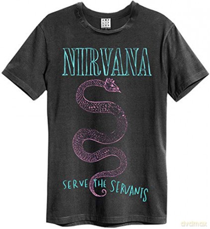 Nirvana: Nirvana Serve The Serpents Amplified Vintage Charcoal Medium T Shirt