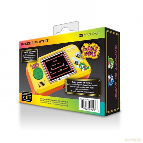 My Arcade: POCKET PLAYER BUBBLE BOBBLE PORTABLE GAMING SYSTEM (3 GAMES IN 1)