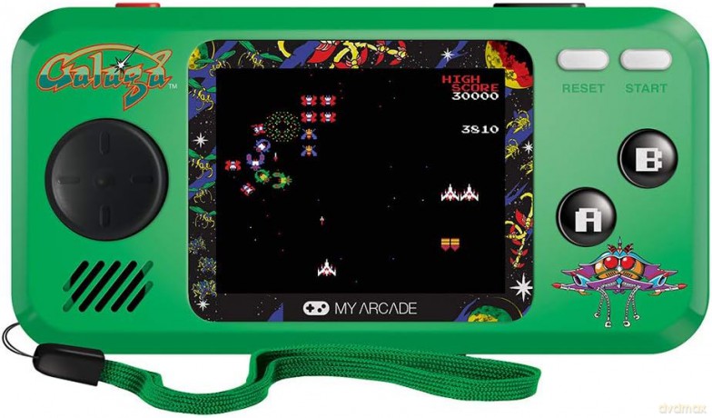 My Arcade: POCKET PLAYER GALAGA PORTABLE GAMING SYSTEM (3 GAMES IN 1)