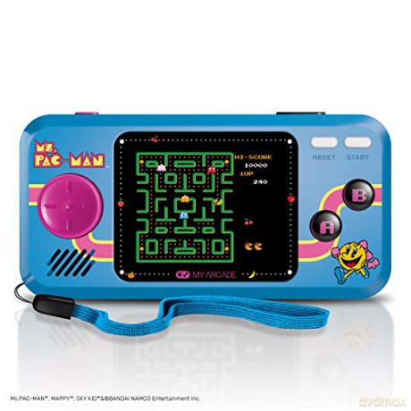 My Arcade: POCKET PLAYER MS. PAC-MAN PORTABLE GAMING SYSTEM (3 GAMES IN 1)
