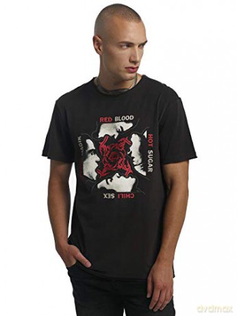 Red Hot Chili Pepper: Red Hot Chili Pepper Blood Sugar Sex Magic Amplified Small Vintage Charcoal T Shirt