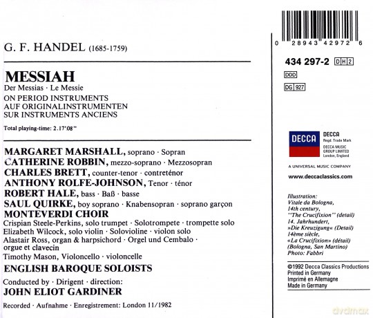 Gardiner:Handel-Messiah [2CD]