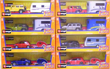 BBURAGO Street Fire Trailer Collezione 44010 [MODELARSTWO]
