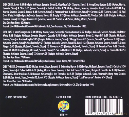 Siouxsie & The Banshees: Transmission Impossible [CD]