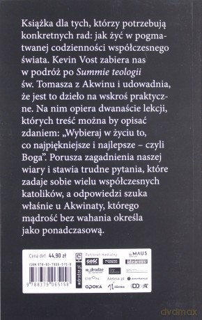 12 lekcji św. Tomasza. Duchowa mądrość na burzliwe czasy - Kevin Vost [KSIĄŻKA]