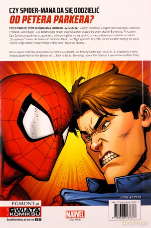 Amazing Spider-Man (Tom 1) Powrót do korzeni - Nick Spencer, Ryan Ottley, Bartosz Czartoryski [KOMIKS]