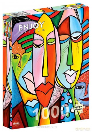 ENJOY 1000 el. Kolorowe twarze [PUZZLE]