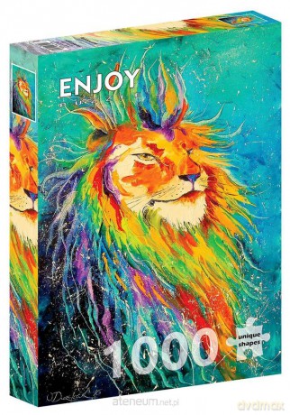 ENJOY 1000 el. Kolorowy lew [PUZZLE]