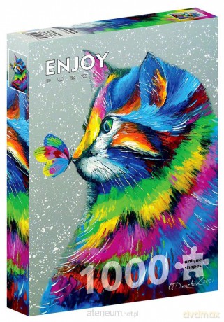 ENJOY 1000 el. Kot i motyl [PUZZLE]