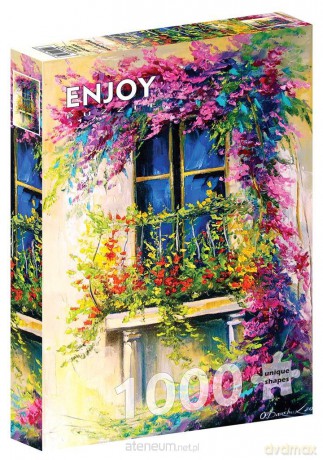 ENJOY 1000 el. Kwiaty na balkonie [PUZZLE]