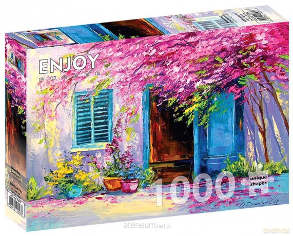 ENJOY 1000 el. Kwitnące podwórko [PUZZLE]