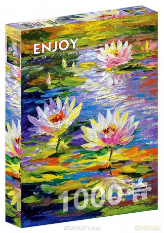 ENJOY 1000 el. Lilie wodne w stawie [PUZZLE]