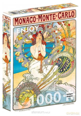 ENJOY 1000 el. Monaco/Monte Carlo, Alfons Mucha [PUZZLE]