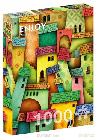 ENJOY 1000 el. Radosne domy [PUZZLE]