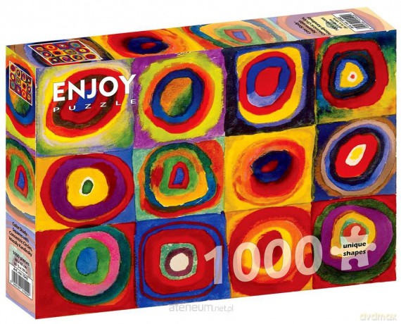 ENJOY 1000 el. Studium koloru: Kwadraty,,, [PUZZLE]