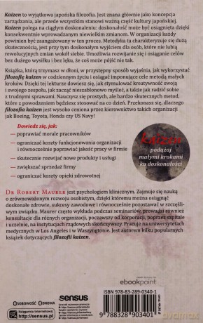 Filozofia Kaizen. Małymi krokami ku doskonałości