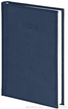 Kalendarz 2024 B5 Tygodniowy Vivella granatowy [KALENDARZ]