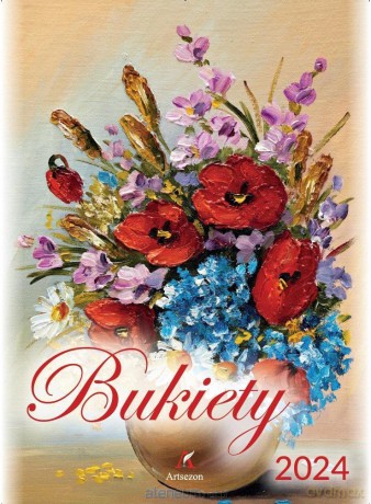 Kalendarz 2024 wieloplanszowy B4 Bukiety [KALENDARZ]