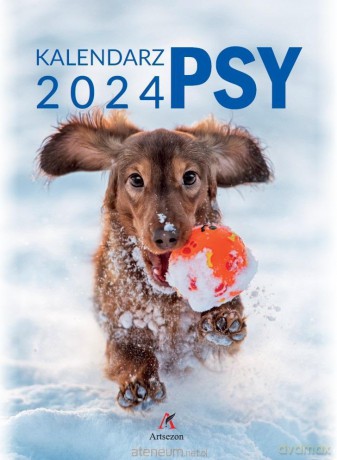 Kalendarz 2024 wieloplanszowy B4 Psy [KALENDARZ]