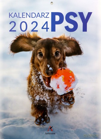 Kalendarz 2024 wieloplanszowy B4 Psy [KALENDARZ]