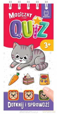 Magiczny quiz z kotkiem. Dotknij i sprawdź - Anna Podgórska [KSIĄŻKA]