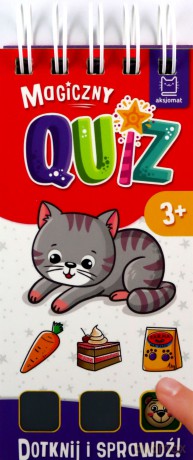 Magiczny quiz z kotkiem. Dotknij i sprawdź - Anna Podgórska [KSIĄŻKA]