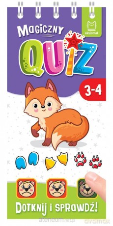 Magiczny quiz z liskiem. Dotknij i sprawdź - Anna Podgórska [KSIĄŻKA]