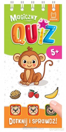 Magiczny quiz z małpką. Dotknij i sprawdź - Anna Podgórska [KSIĄŻKA]