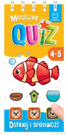 Magiczny quiz z rybką. Dotknij i sprawdź - Anna Podgórska [KSIĄŻKA]