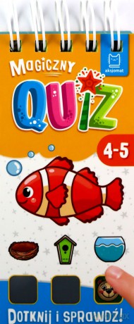 Magiczny quiz z rybką. Dotknij i sprawdź - Anna Podgórska [KSIĄŻKA]