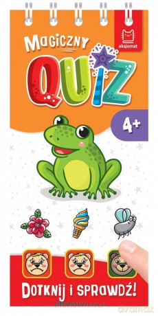 Magiczny quiz z żabką. Dotknij i sprawdź - Anna Podgórska [KSIĄŻKA]
